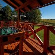 Domek na Mazurach, widok z tarasu